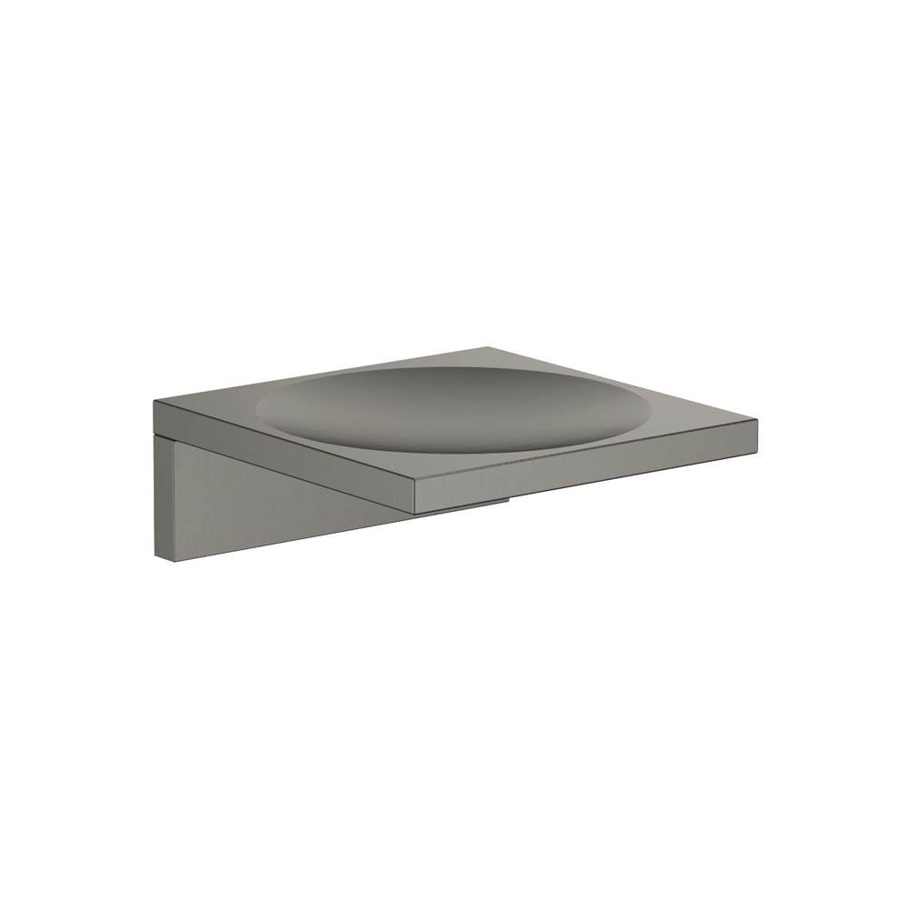 Dornbracht - MEM Soap Dish Wall-Mounted In Dark Platinum Matte - Dark platinum matte