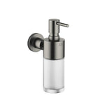 Dornbracht - Tara Soap Dispenser Wall-Mounted In Dark Platinum Matte - Dark platinum matte
