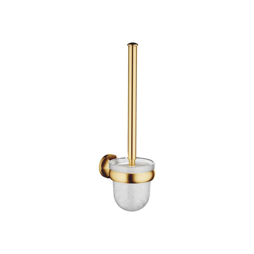 Dornbracht - Madison Toilet Brush Set Wall-Mounted In Brushed Durabrass - Brushed Durabrass