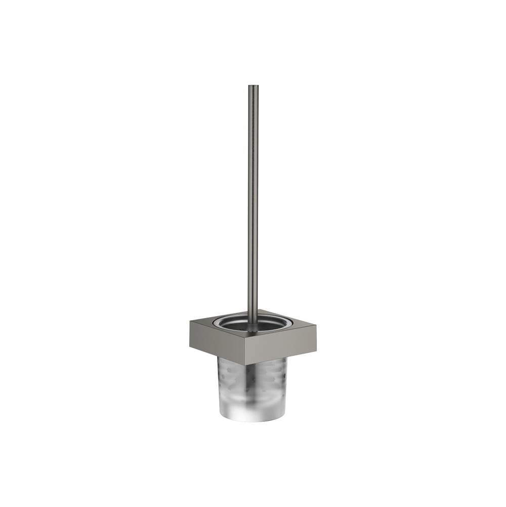 Dornbracht - MEM Toilet Brush Set Wall-Mounted In Dark Platinum Matte - Dark platinum matte