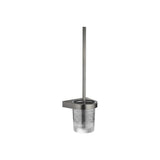 Dornbracht - Toilet Brush Set Wall-Mounted In Dark Platinum Matte - Dark platinum matte