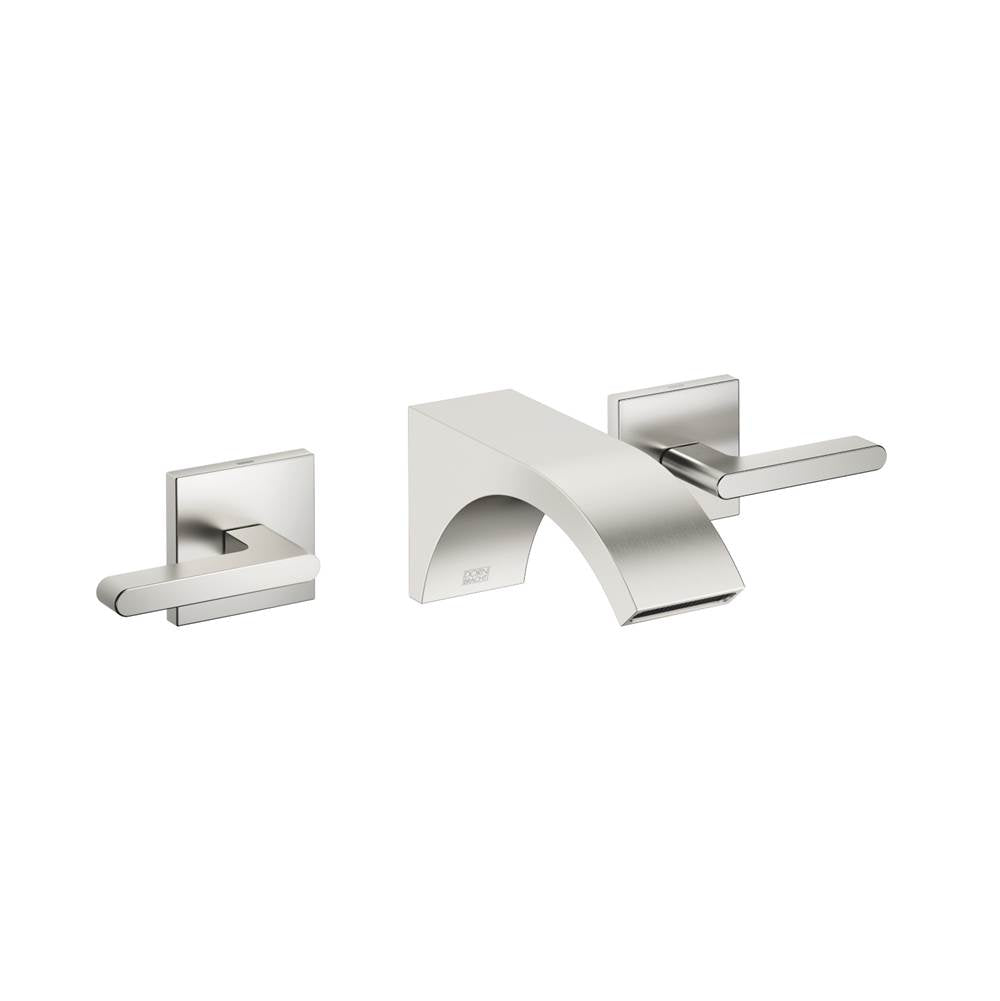 Dornbracht - CYO Wall-Mounted Three-Hole Lavatory Mixer Without Drain In Platinum Matte - Platinum Matte