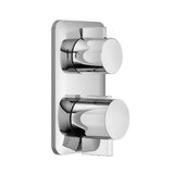 Dornbracht - Concealed Thermostat With Two-Way Volume Control In Platinum Matte - Platinum Matte