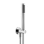 Dornbracht - Hand Shower Set With Integrated Wall Bracket In Dark Platinum Matte - Dark platinum matte