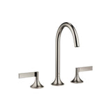 Dornbracht - VAIA Three-Hole Lavatory Mixer With Drain In Platinum Matte - Platinum Matte