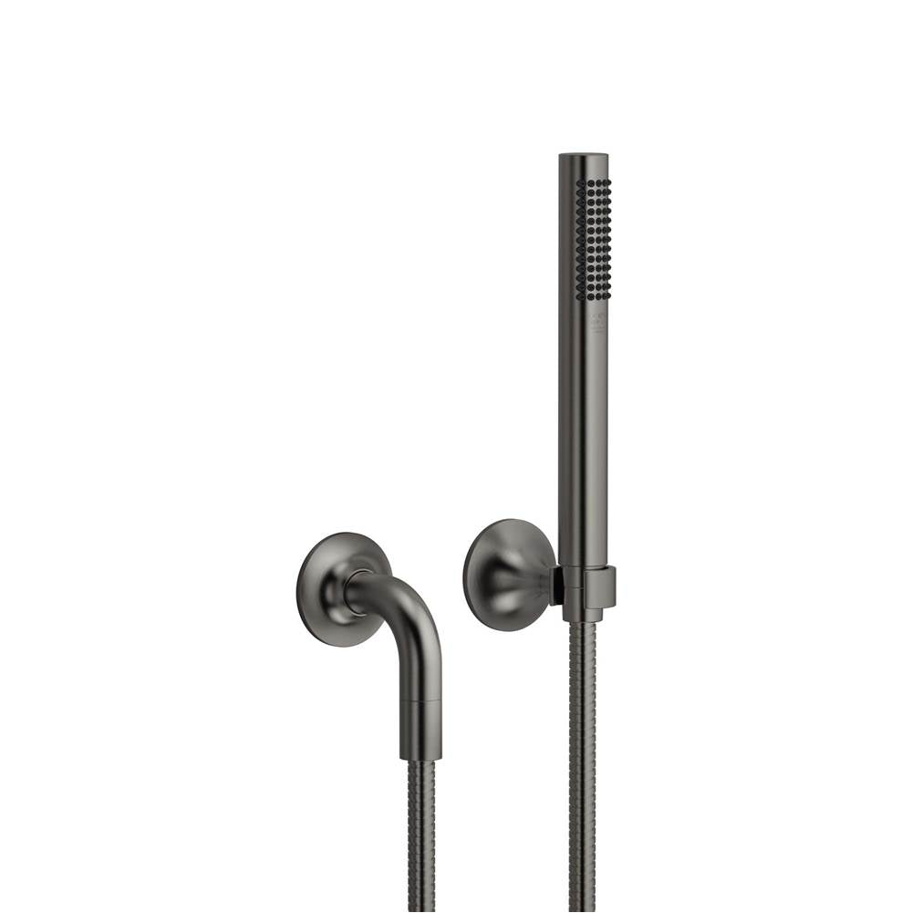 Dornbracht - Hand Shower Set With Individual Flanges In Dark Platinum Matte - Dark platinum matte