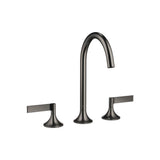 Dornbracht - VAIA Three-Hole Lavatory Mixer With Drain In Dark Platinum Matte - Dark platinum matte