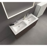 ME by Starck Double Vanity Sink White