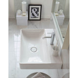 DuraSquare Wall-Mount Sink White