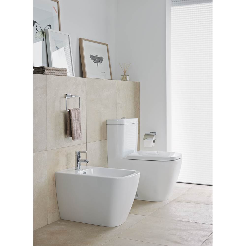 Happy D.2 One-Piece Toilet Kit White with Seat