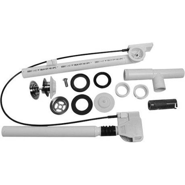 Duravit - D-Code Waste And Overflow Chrome - Chrome