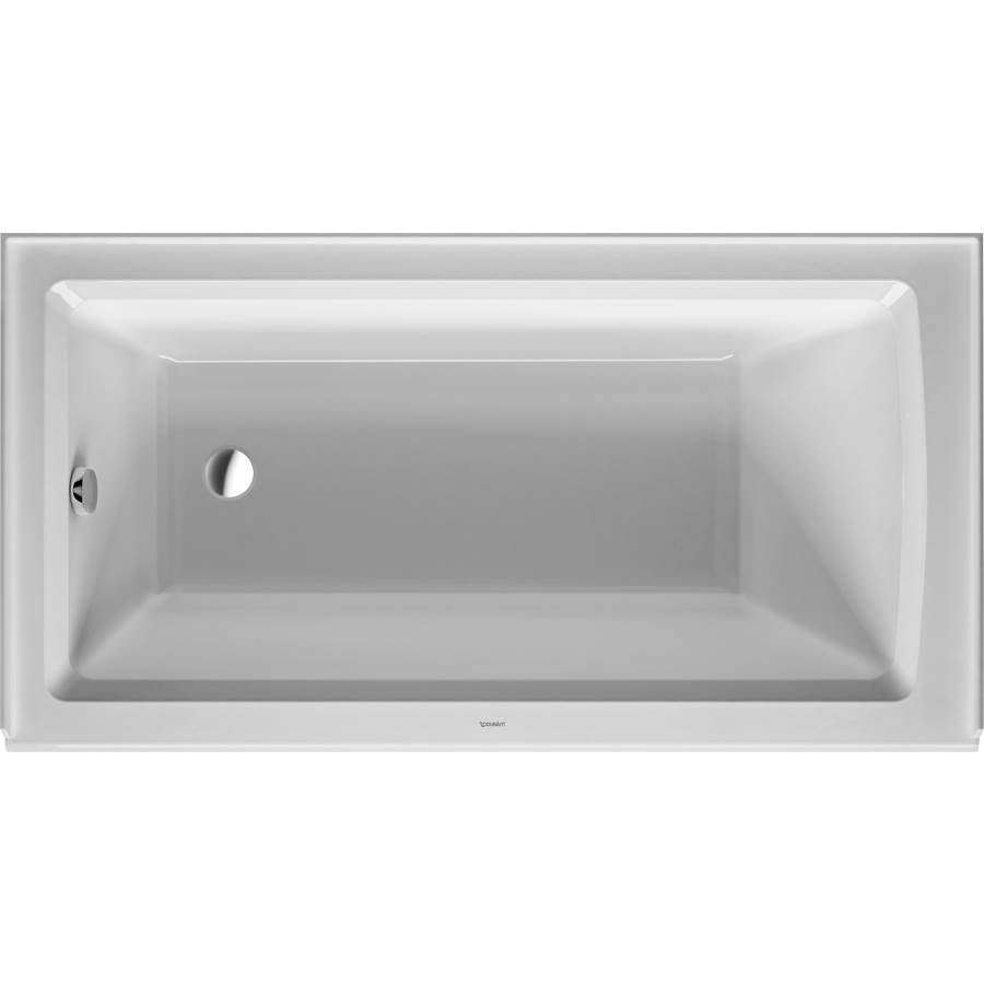 Duravit - Duravit Architec 60'' x 32'' Bathtub with panel height 20 1/2, drain left, White - White