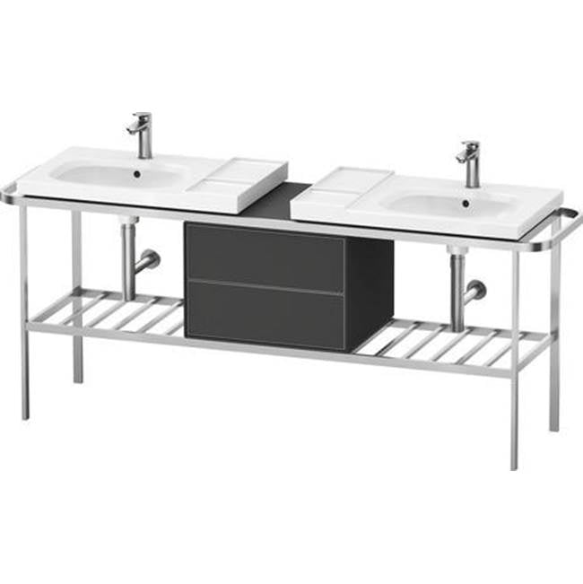 Duravit - Duravit Aurena Console Brushed Aluminum - Brushed Aluminum