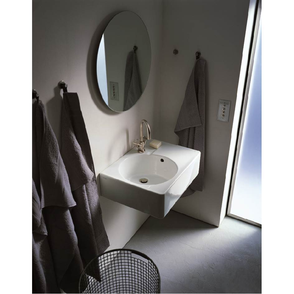Scola Wall-Mount Sink White