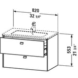 Brioso Wall-Mount Vanity Kit White