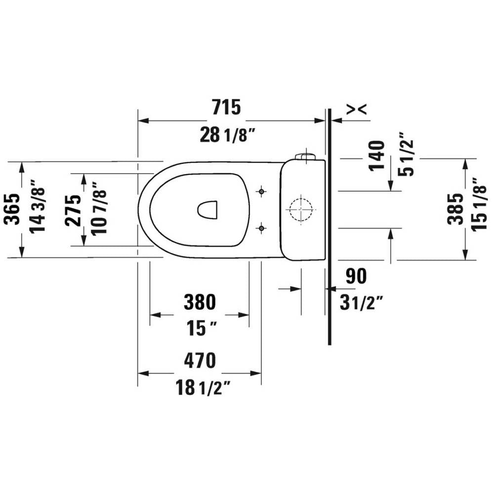 No.1 One-Piece Toilet Kit White with Seat