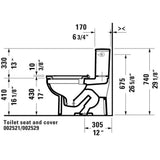 No.1 One-Piece Toilet Kit White with Seat