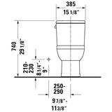 No.1 One-Piece Toilet Kit White with Seat
