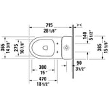 No.1 One-Piece Toilet Kit White with Seat