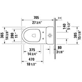 No.1 Two-Piece Toilet Kit White