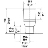 No.1 Two-Piece Toilet Kit White