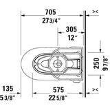 No.1 Two-Piece Toilet Kit White