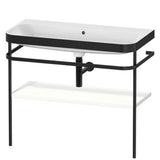 Duravit - Happy D.2 Plus C-Bonded Vanity Kit with Sink and Metal Console White - White Satin Matte