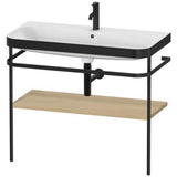 Duravit - Happy D.2 Plus C-Bonded Vanity Kit with Sink and Metal Console Mediterranean Oak - Mediterranean Oak