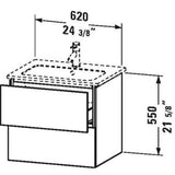 L-Cube Wall-Mount Vanity Kit White