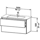 L-Cube Wall-Mount Vanity Kit White