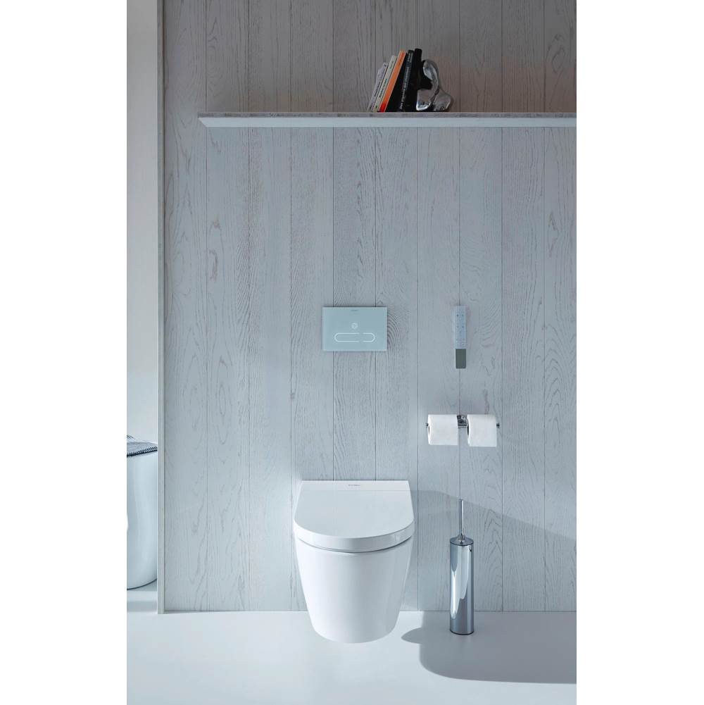 ME by Starck Wall-Mounted Toilet Bowl for Shower-Toilet Seat White with HygieneGlaze