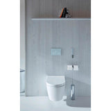 ME by Starck Wall-Mounted Toilet Bowl for Shower-Toilet Seat White with HygieneGlaze
