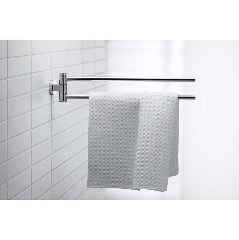 D-Code Towel Rail Chrome