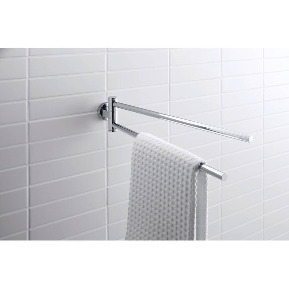 D-Code Towel Rail Chrome