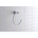 D-Code Towel Ring Chrome