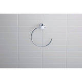 D-Code Towel Ring Chrome