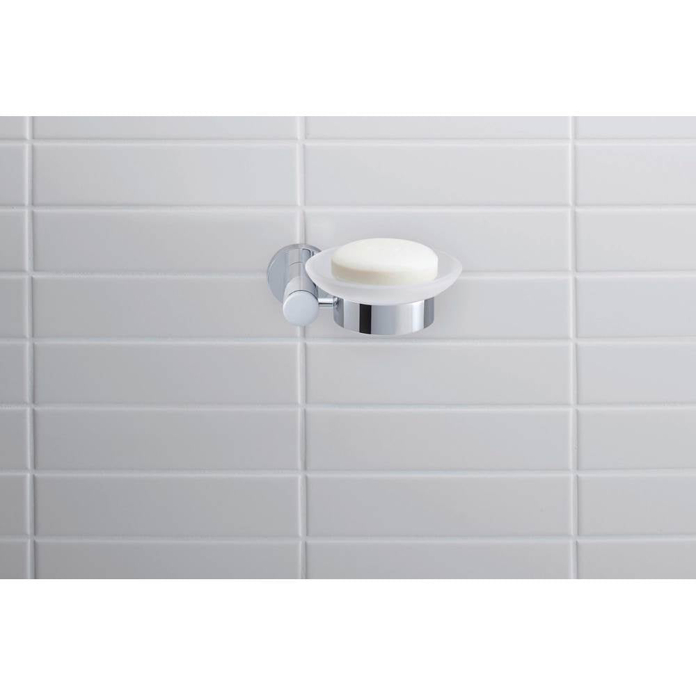 D-Code Soap Dish Chrome