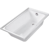 D-Code Drop-In Bathtub White
