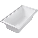 D-Code Drop-In Bathtub White