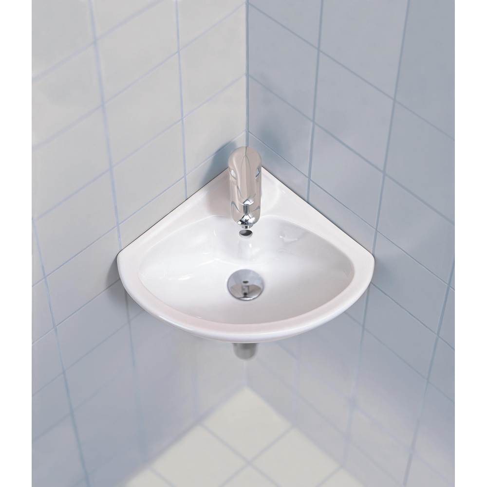 Starck 3 Corner Sink White