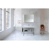 XSquare Mirror with Lighting Chrome