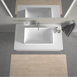 DuraSquare Washbowl White