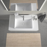 DuraSquare Washbowl White