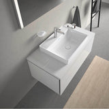 DuraSquare Washbowl White