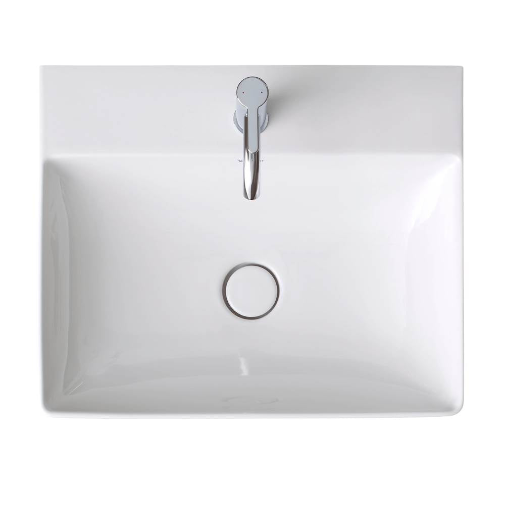 DuraSquare Wall-Mount Sink White