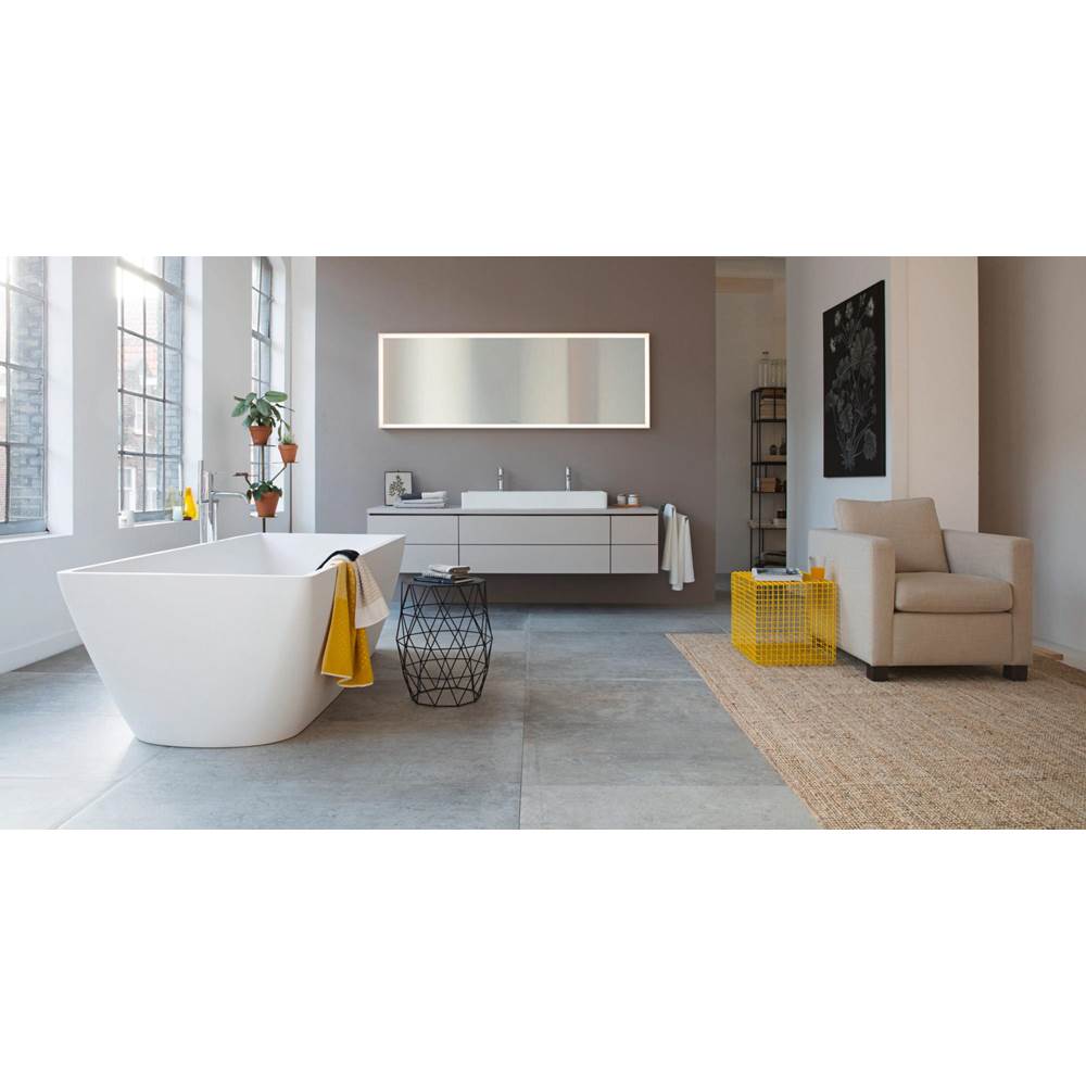 DuraSquare Freestanding Bathtub White