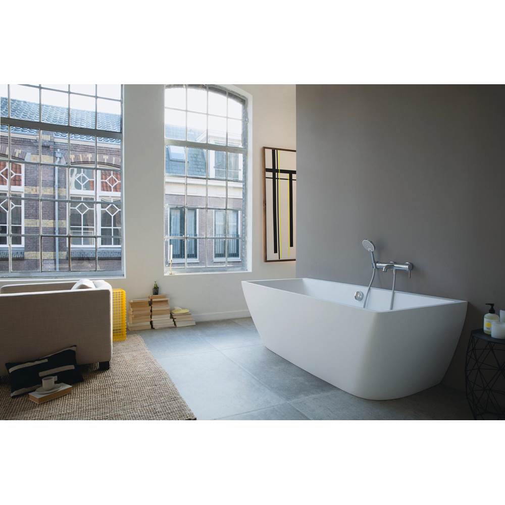 DuraSquare Corner Left Bathtub White