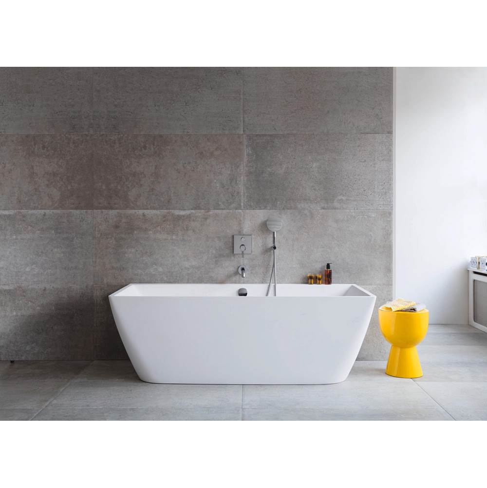 DuraSquare Corner Left Bathtub White
