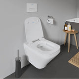 DuraStyle Wall-Mounted Toilet White