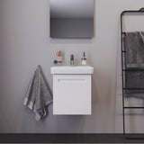 No.1 Vanity Unit Wall-Mounted White Matte